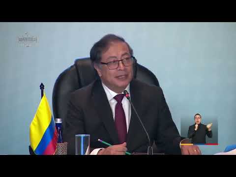 Gustavo Petro en Conferencia sobre Venezuela que se realiza en Bogotá