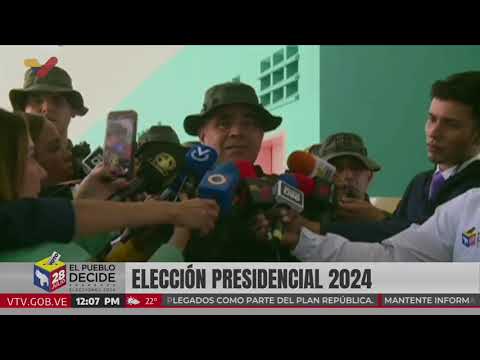Vladimir Padrino López, declaraciones tras votar este 28 julio 2024 en elecciones presidenciales