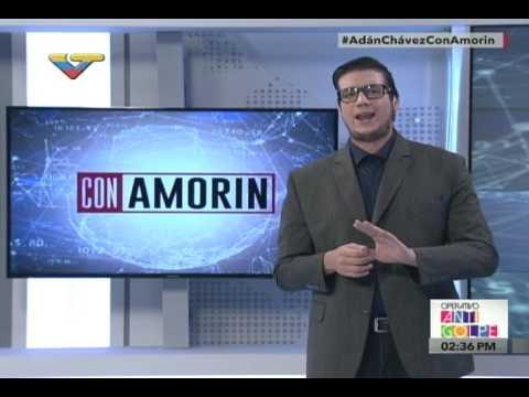 Ministro de Cultura Adán Chávez entrevistado en programa Con Amorín