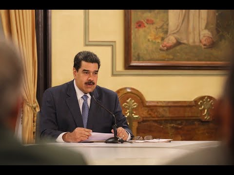 Presidente Nicolás Maduro, cadena completa con anuncios salariales el 29 noviembre 2018