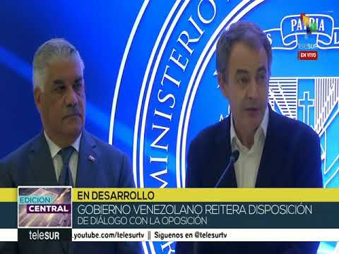 José Luis Rodríguez Zapatero y Miguel Vargas sobre ausencia de la oposición, 18 enero 2018