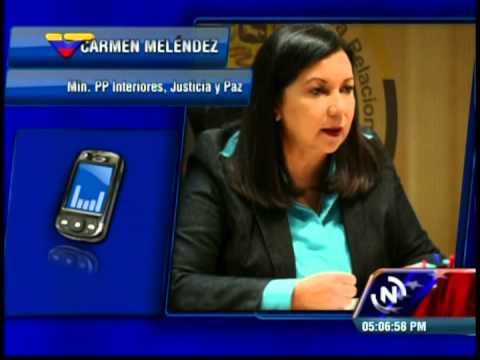 Ministra Carmen Meléndez: Detenido el PNB, presunto asesino de joven Kluiverth Roa