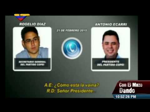 Copei estaba detrás del golpe: audio entre Casanny-Sotillo y Rogelio Díaz-Antonio Ecarri