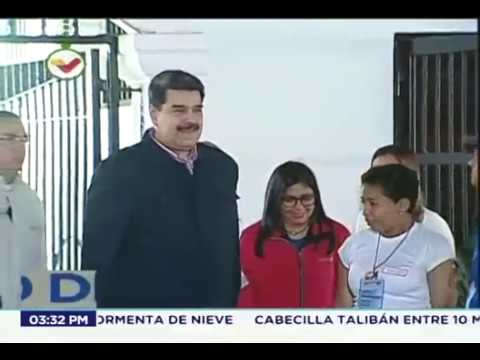 Presidente Maduro ejerce su voto y declara en elecciones de concejales 2018