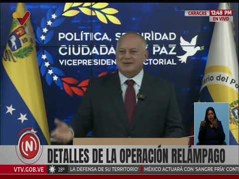 Diosdado Cabello: Arrestan 2 alcaldes e incautan submarinos en operación contra el narcotráfico