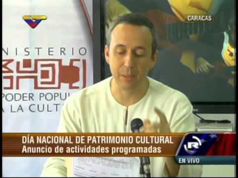 Ministro Fidel Barbarito informó actividades por Día Nacional del Patrimonio Cultural