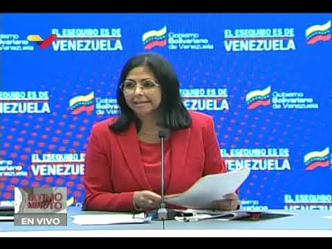 Delcy Rodríguez y Vladimir Padrino, rueda de prensa sobre Guayana Esequiba y amenazas de EEUU