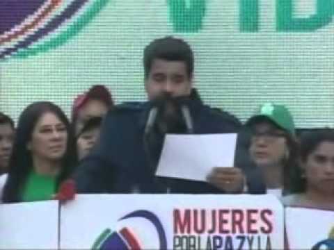 Discurso completo del Presidente Nicolás Maduro este sábado en la marcha con las Mujeres