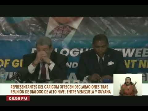 Declaración tras reunión de Presidentes de Guyana y Venezuela, en San Vicente y las Granadinas