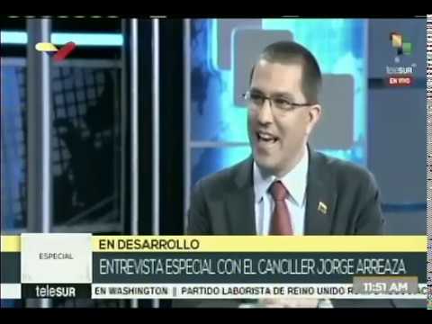 Canciller de Venezuela Jorge Arreaza sobre invasión policial de Embajada en Washington