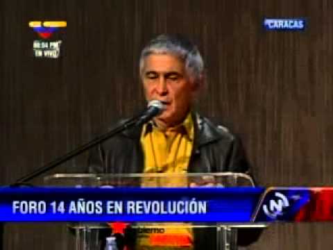 Vladimir Acosta en foro &quot;14 años de Revolución&quot; este 2 de febrero de 2013