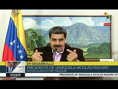 Entrevista al Presidente Nicolás Maduro en Telesur sobre incursión en costas venezolanas 7 mayo 2020