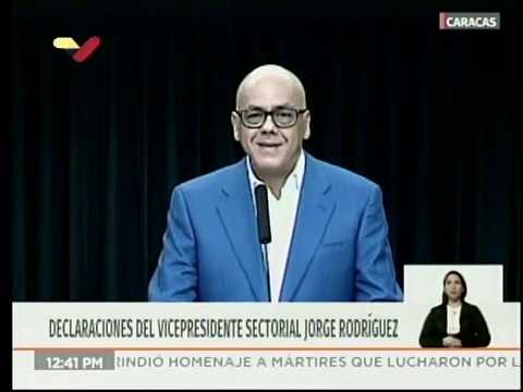 Jorge Rodríguez hace recuento a un año de autoproclamación de Juan Guaidó, 23 enero 2020