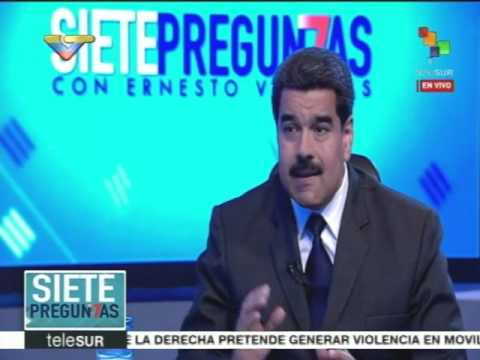 Siete Preguntas, entrevista completa a Nicolás Maduro por Ernesto Villegas