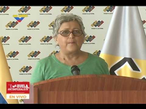 Tibisay Lucena anuncia que elecciones de constituyentes se harán el 30 de julio