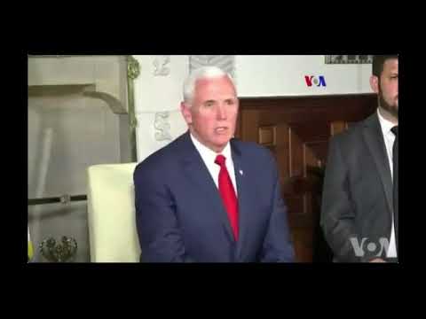 Vicepresidente EEUU Mike Pence promete a opositores venezolanos $16 millones en &quot;ayudas&quot;