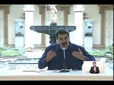 Presidente Nicolás Maduro, reunión de trabajo en Miraflores el 10 abril 2019