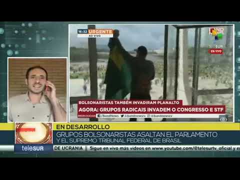 Brasilia: Partidarios de Bolsonaro intentan golpe de Estado contra Lula Da Silva e invaden edificios