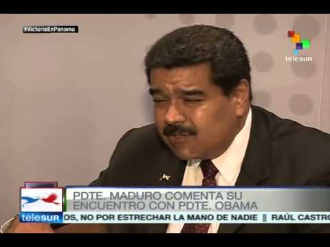 Presidente Maduro detalla su encuentro con Barack Obama en Cumbre de las Américas