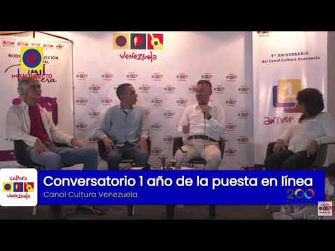 1er aniversario del Canal Cultura Venezuela, conversatorio con ministro Ernesto Villegas y músicos