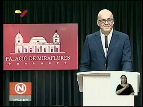 Jorge Rodríguez sobre avión de EEUU interceptado por Venezuela: van 78 este año