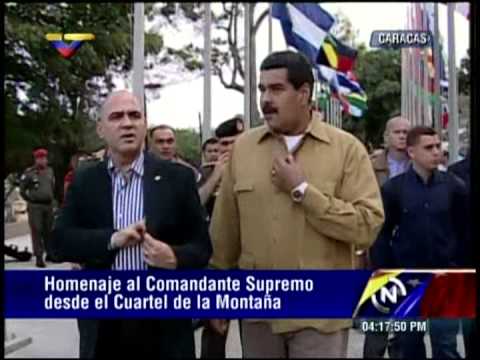 (1/2) Homenaje a Hugo Chávez en el Cuartel de la Montaña a 5 meses de su partida