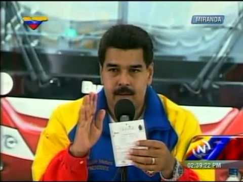 Nicolás Maduro sobre la Stevia (endulzante natural)