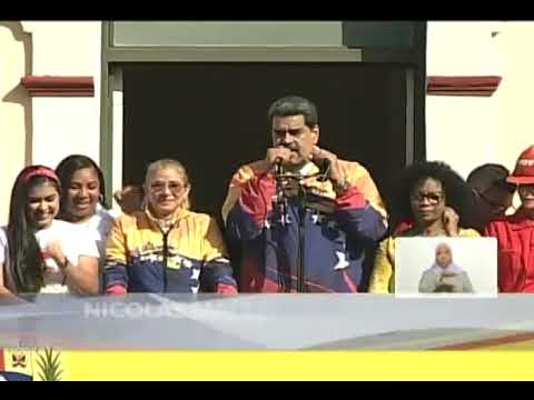 Maduro recibe gran marcha contra las sanciones este 23 de enero de 2023