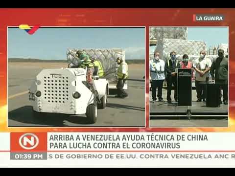 Llegan a Venezuela 500 mil kits de despistaje del Covid-19 enviadas por China