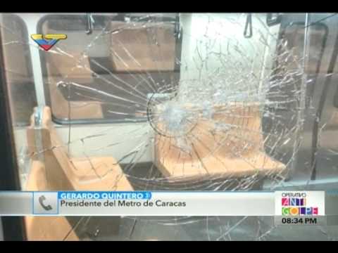 Presidente del Metro de Caracas denuncia agresiones a vagones en estación Mamera