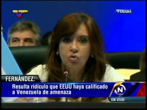 Cumbre de las Américas 2015: Cristina Fernández rechaza decreto de Obama contra Venezuela