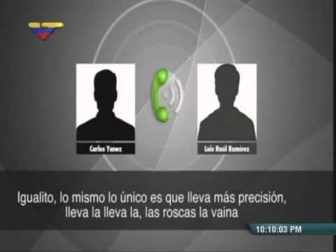 Audio: Carlos Yánez (ex humorista RCTV) pidiendo que le vendan armas para francotiradores