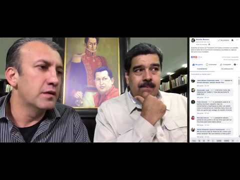 Maduro y Tareck El Aissami en Facebook Live, 20 agosto 2018, Reconversión Monetaria