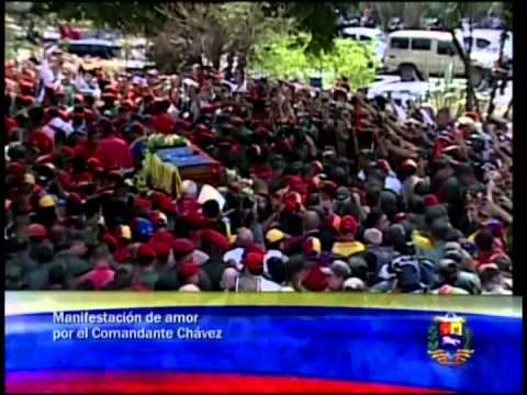 Cortejo Fúnebre del Presidente Hugo Chávez (6 de marzo), Parte 1