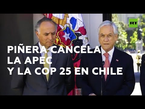 Piñera cancela dos cumbres internacionales en Chile