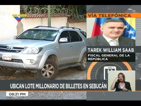 Hallan Bs. 200 millones en camioneta presuntamente relacionada con Leopoldo López
