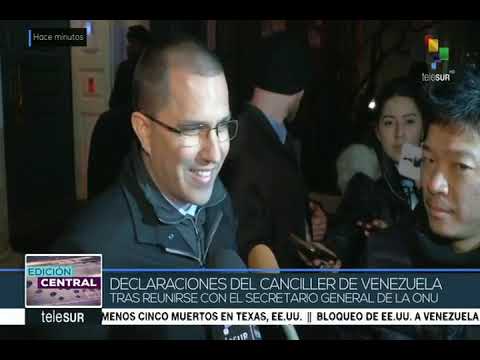 Canciller venezolano se reunió con Secretario General de la ONU este 11 febrero 2019