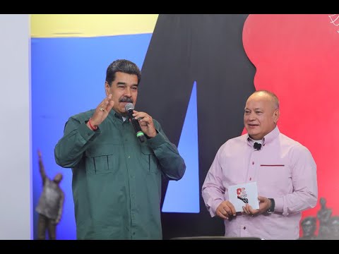 Maduro acompañó a Con El Mazo Dando en su celebración de 9 años, 15 febrero 2023
