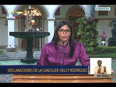 Canciller Delcy Rodríguez: Venezuela inicia trámites para retirarse de la OEA