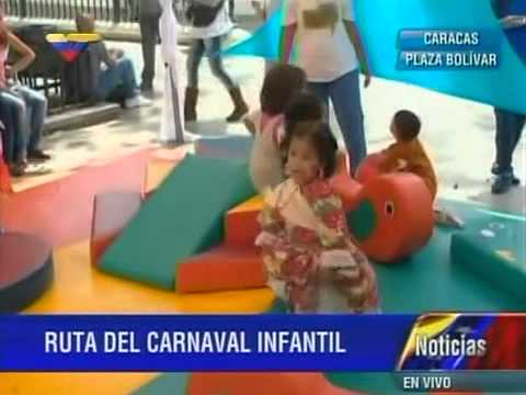 Jacqueline Faría y Fidel Barbarito sobre actividades de Carnaval desde la Plaza Bolívar