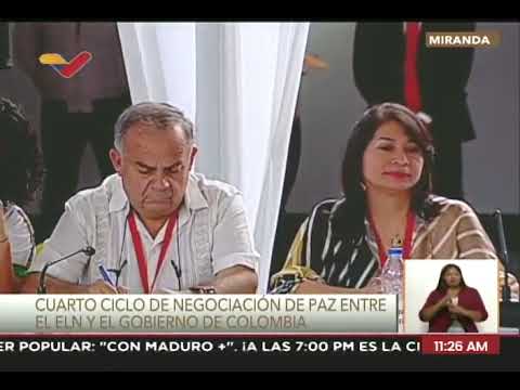 Reunión entre el ELN y el gobierno de Colombia en La Casona (Caracas), 14 agosto 2023