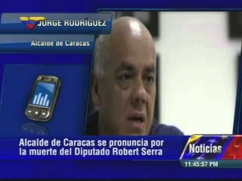 Alcalde Jorge Rodríguez declara sobre asesinato de Robert Serra