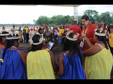 Nicolás Maduro, rueda de prensa desde Tucupita (Delta Amacuro) el 24 abril 2018