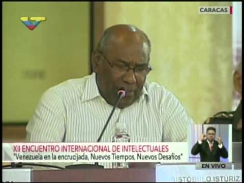 Intervención del vicepresidente Aristóbulo Istúriz en el Encuentro de Intelectuales y Artistas