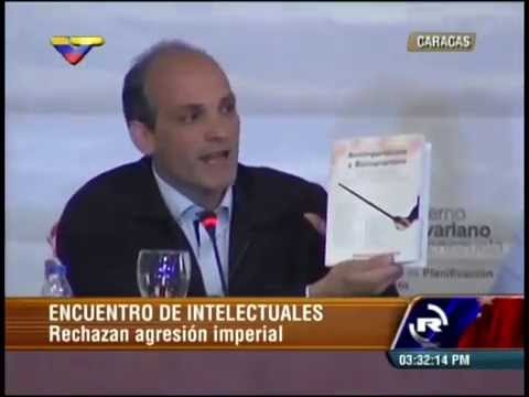 Ricardo Menéndez en el foro &quot;Voces Antiimperialistas, Venezuela es una Esperanza&quot;