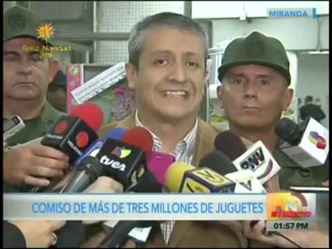 Sundde decomisa 4 millones de juguetes acaparados en Kreisel