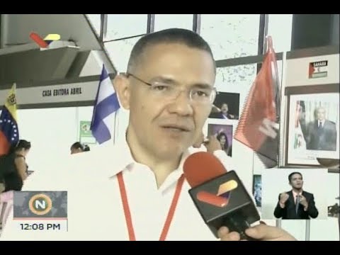 Ministro de Cultura venezolano Ernesto Villegas en el Foro de Sao Paulo, 17 julio 2018