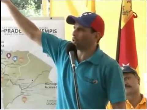 Capriles se burla del Comandante Chávez llamándolo &quot;Comandante Galáctico&quot;