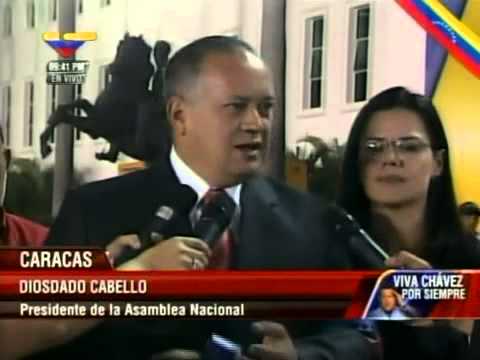 Diosdado Cabello: Maduro será proclamado como Presidente este viernes