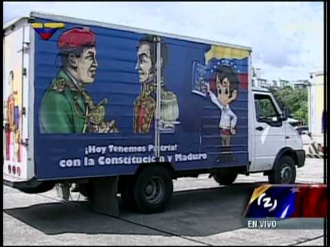 Distribuyen 5 millones de Constituciones para niños: Nicolás Maduro, Omar Cruz, y Alberto Aranguibel